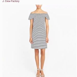 J.Crew Striped Midi Dress